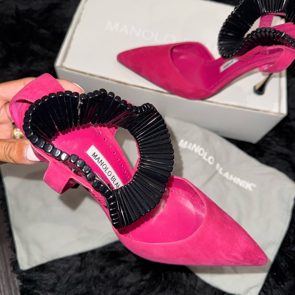 Manolo Blahnik Accent Heels